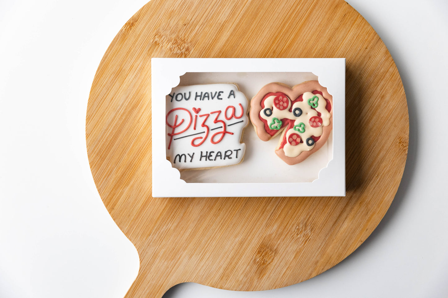 YOU HAVE A PIZZA MY HEART- SET OF 2 BOXED