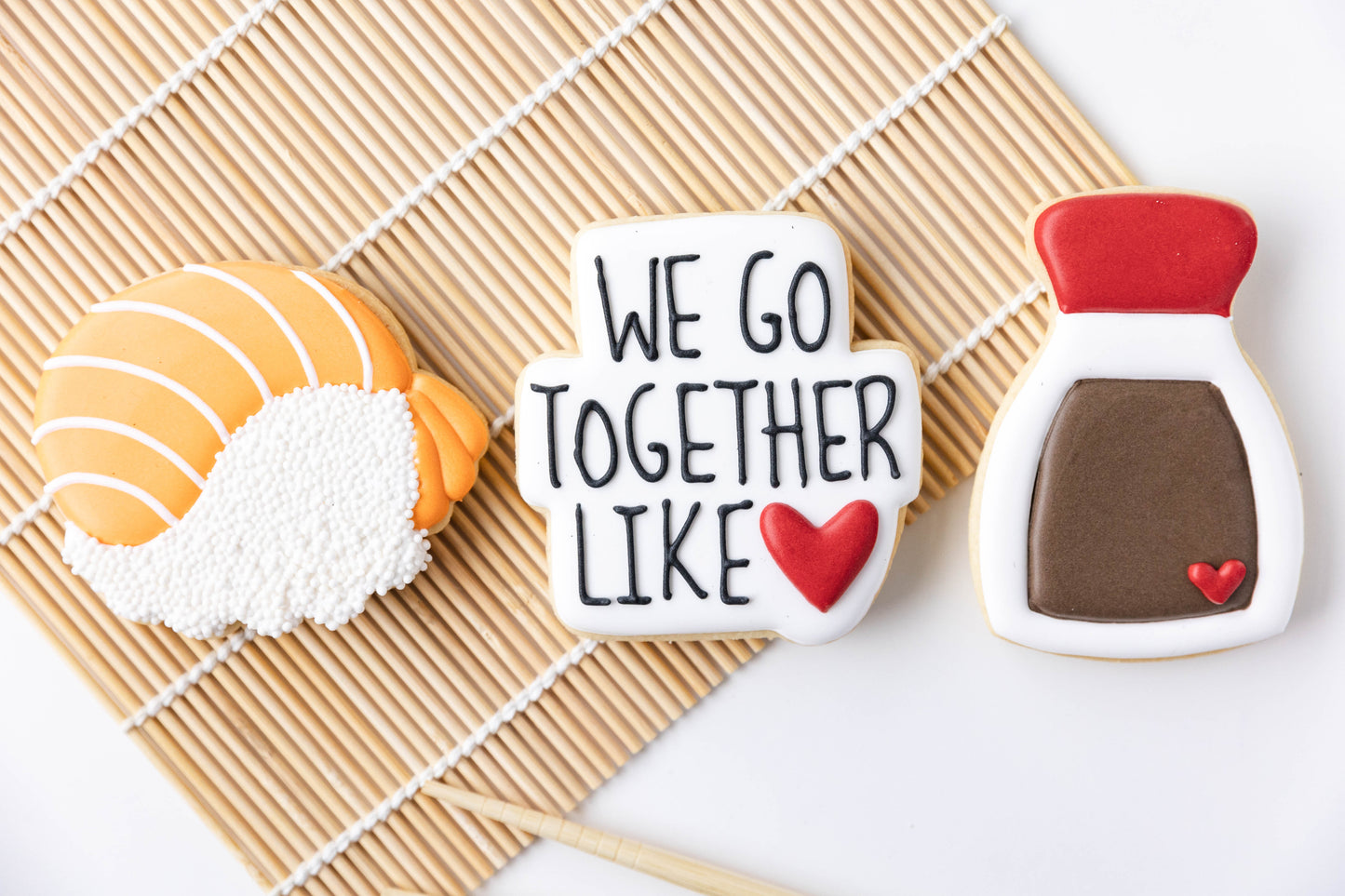 WE GO TOGETHER LIKE: SUSHI & SOY SAUCE- BOXED SET OF 3