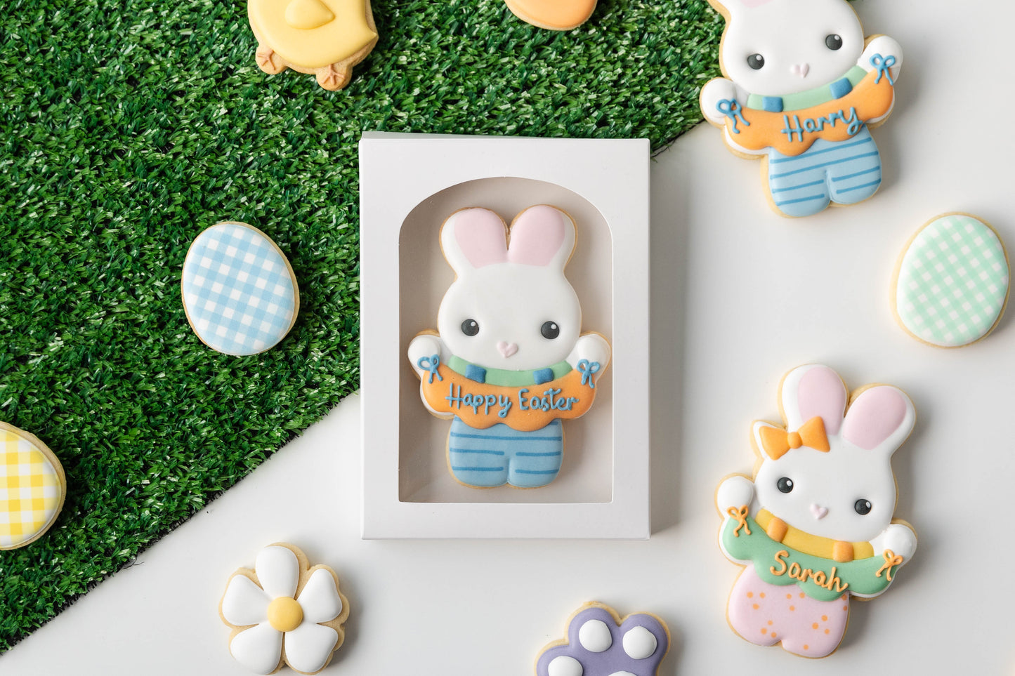 CUTE BUNNY BOY/GIRL- SINGLE BOXED (OPTIONAL CUSTOMISATION)