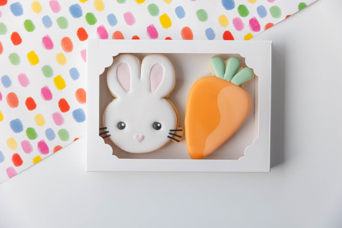 EASTER BUNNY & CARROT- BOXED SET OF 2