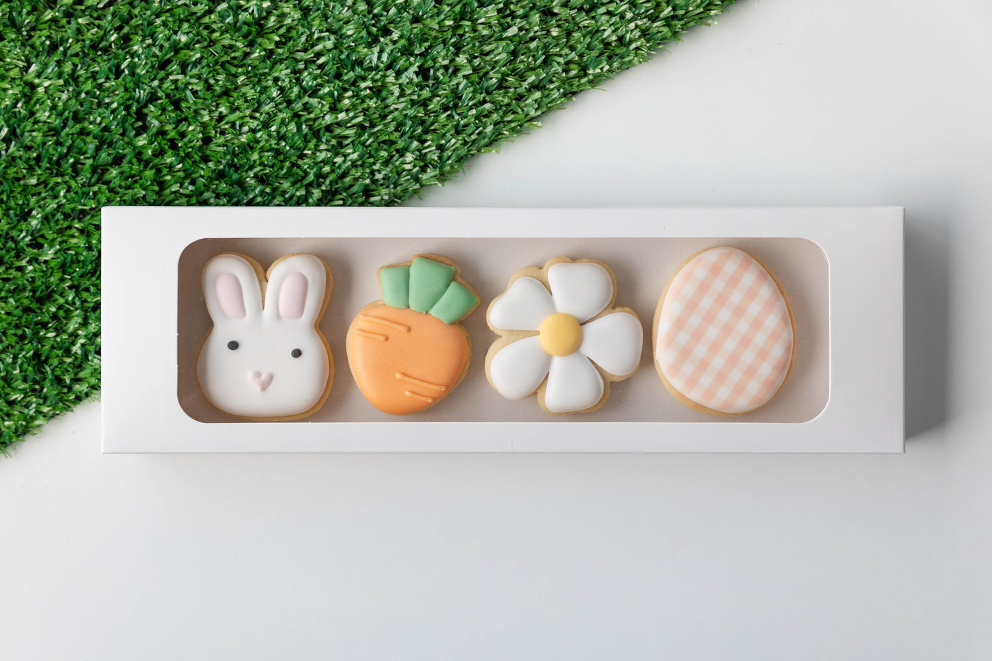MINI EASTER FLOWER BUNNY COOKIES