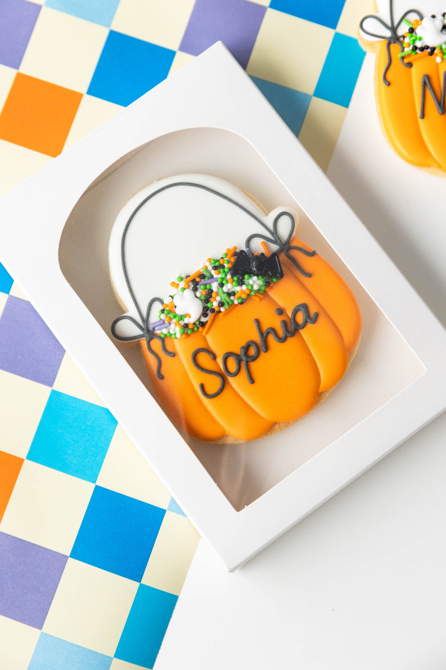 PUMPKIN TRICK OR TREAT BAG- SINGLE BOXED (OPTIONAL CUSTOMISATION)