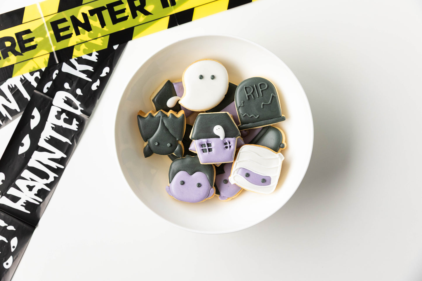 MINI HAUNTED HOUSE COOKIES