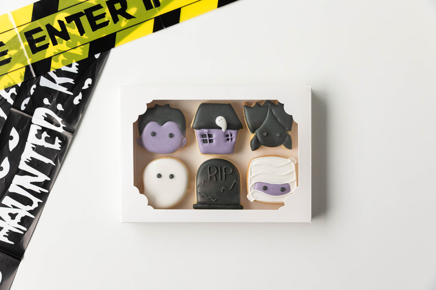 MINI HAUNTED HOUSE COOKIES