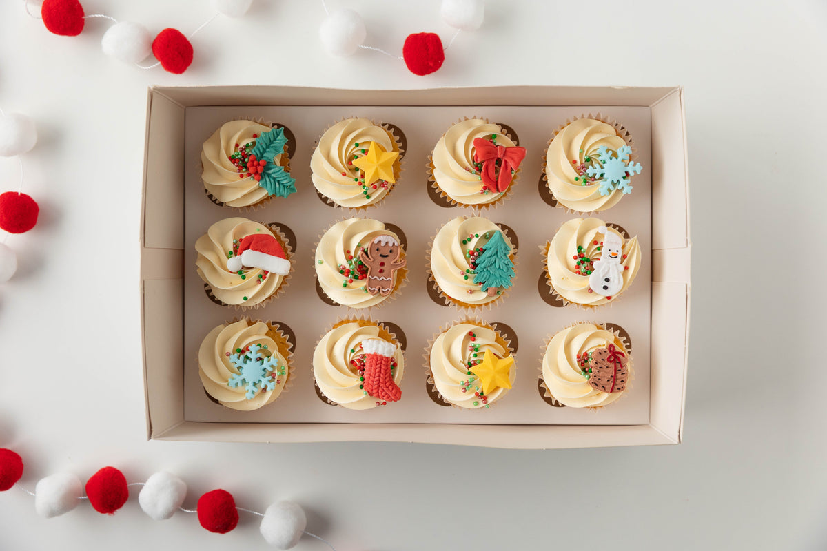 CHRISTMAS CHARMS MINI CUPCAKES- PICK UP ONLY