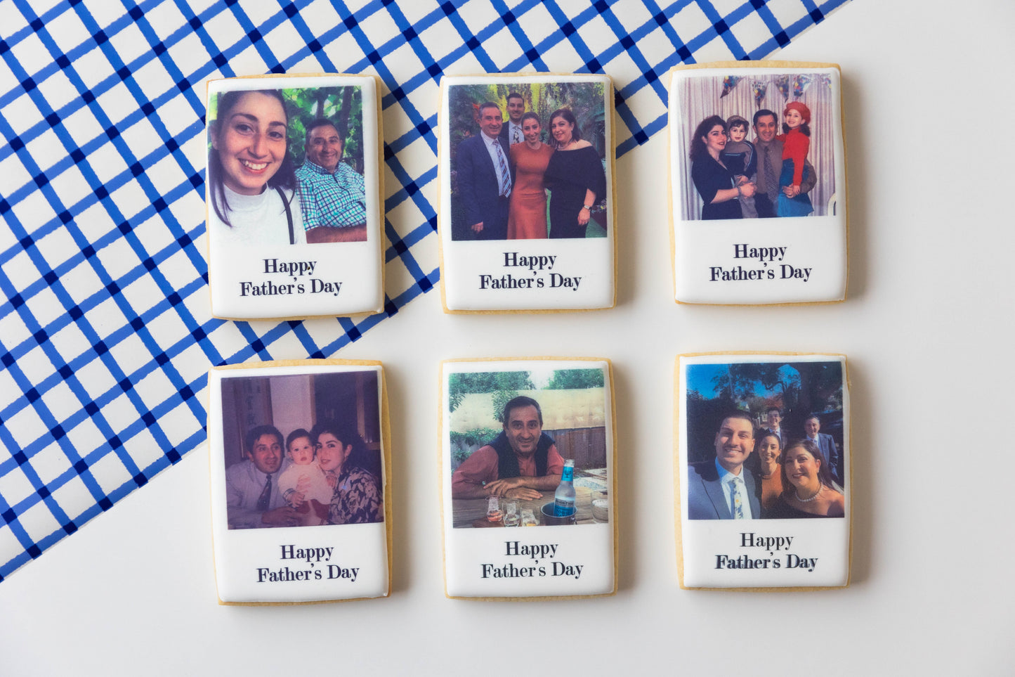 HAPPY FATHER'S DAY POLAROID PHOTO COOKIE