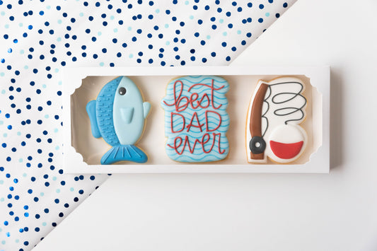 FISHING DAD COOKIE- BOXED SET OF 3