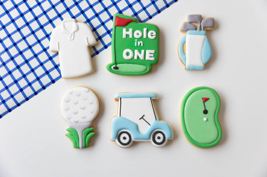 GOLF THEMED SET OF COOKIES