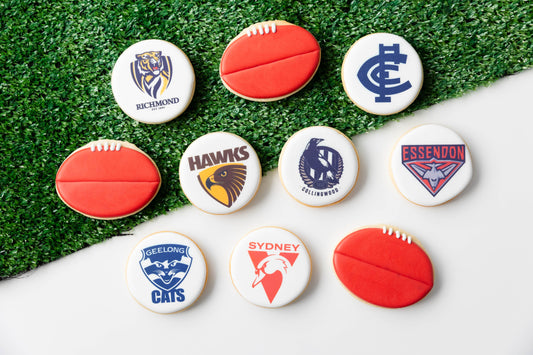 AFL THEMED SET OF COOKIES