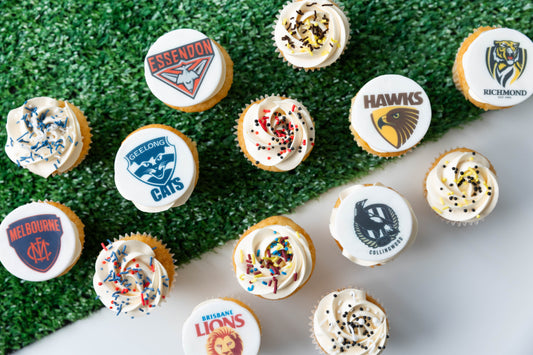 AFL THEMED CUPCAKES- Pick up only
