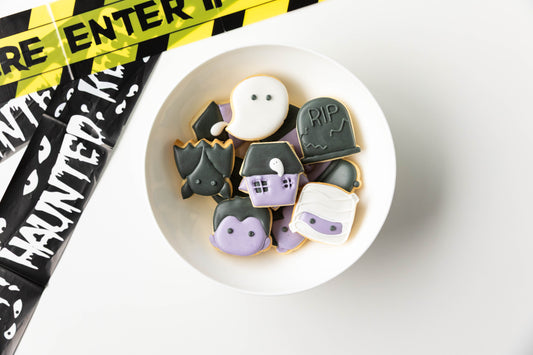 MINI HAUNTED HOUSE COOKIES