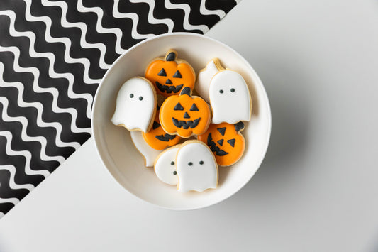 MINI PUMPKIN & GHOST COOKIES