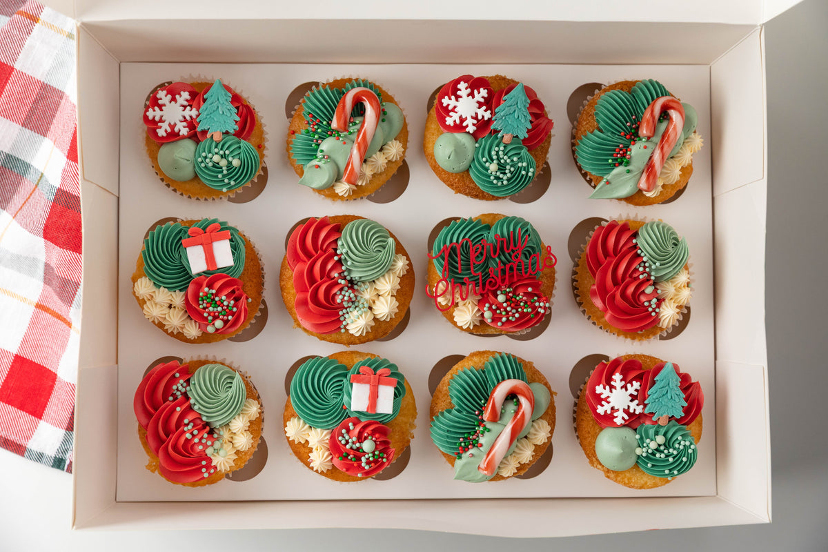 Classic Christmas Cupcakes- Pick up Only
