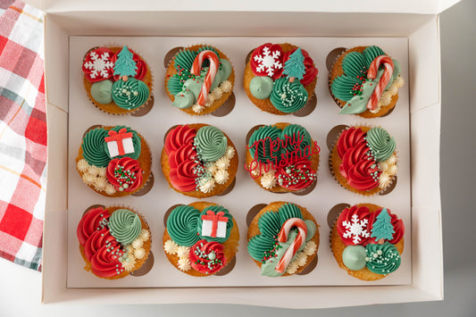 Classic Christmas Cupcakes- Pick up Only
