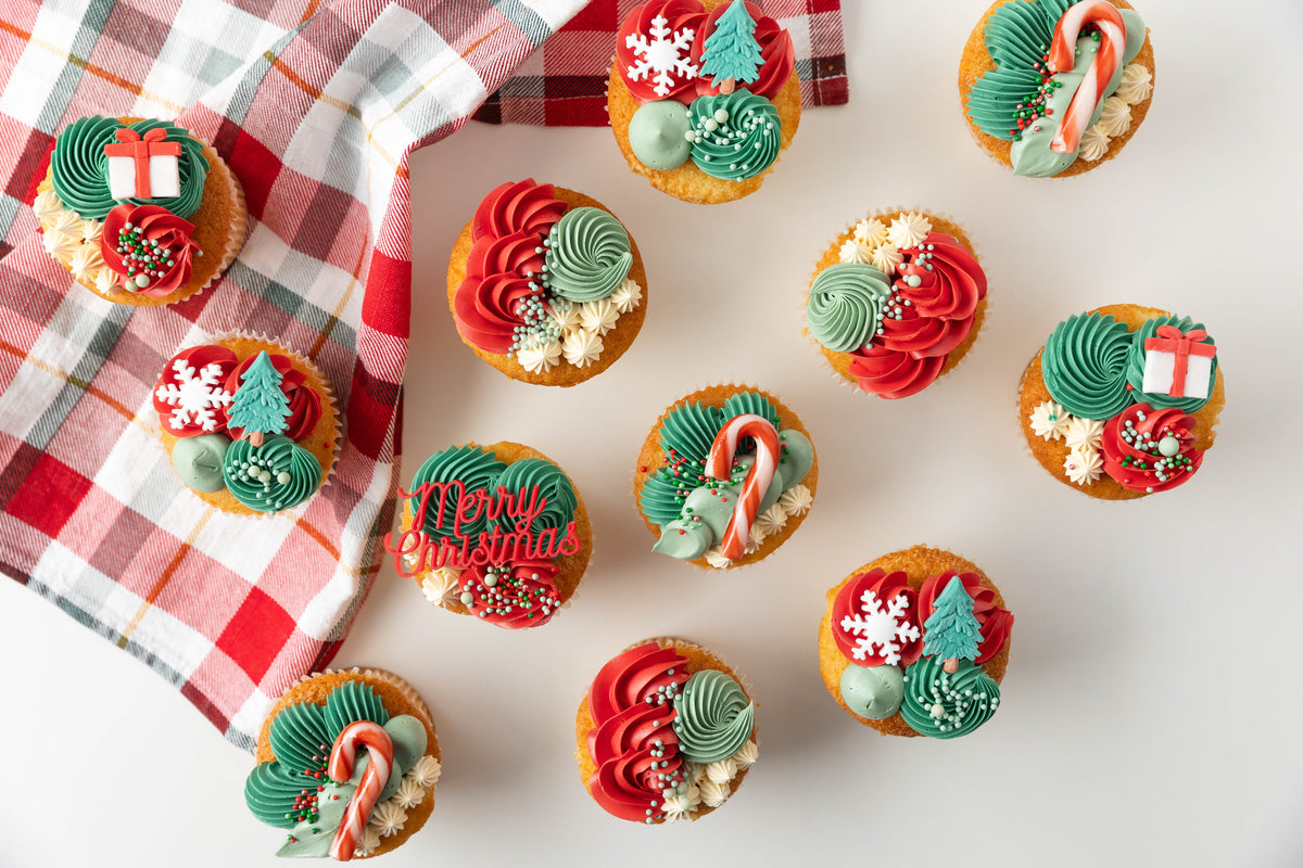 Classic Christmas Cupcakes- Pick up Only