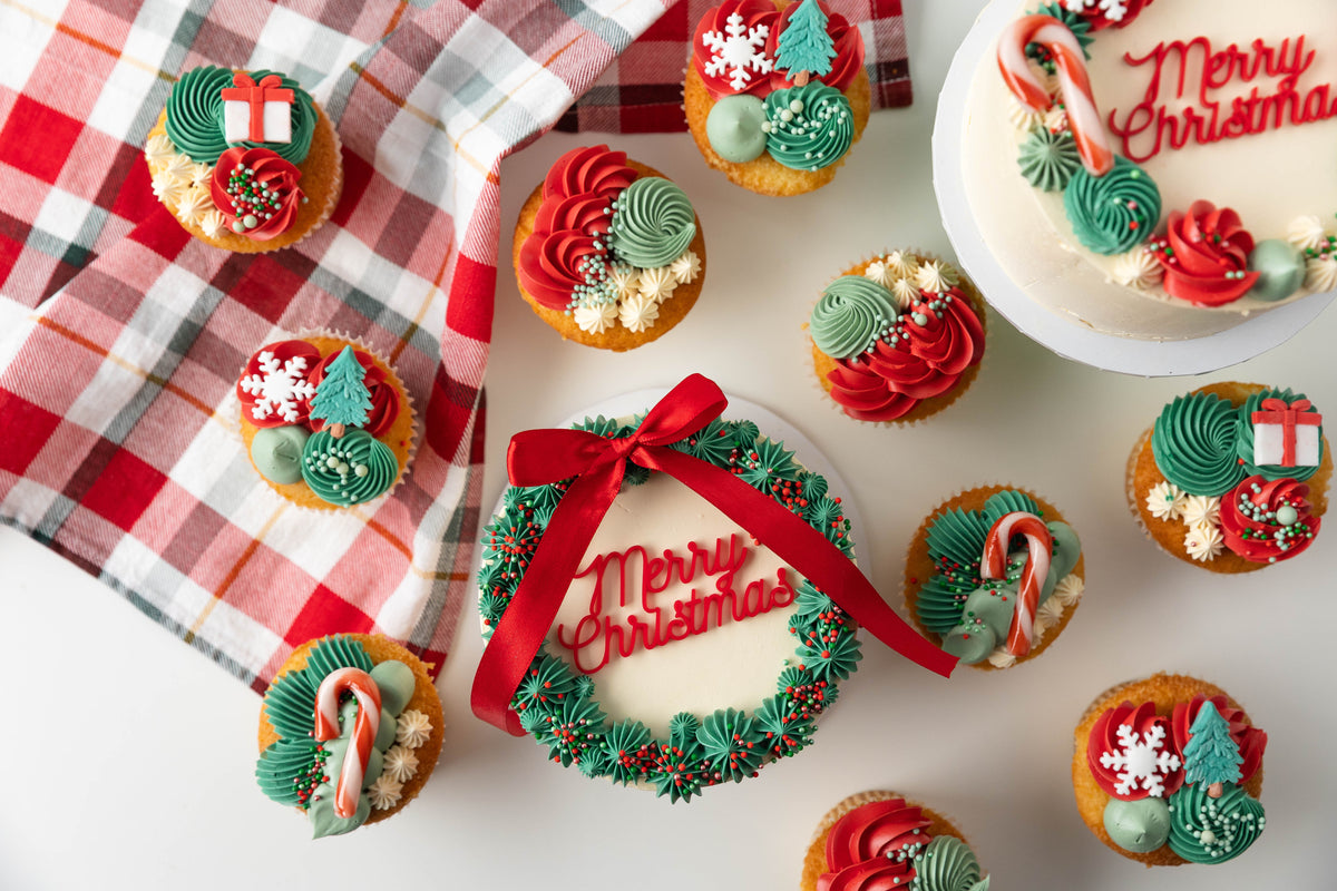 Classic Christmas Cupcakes- Pick up Only