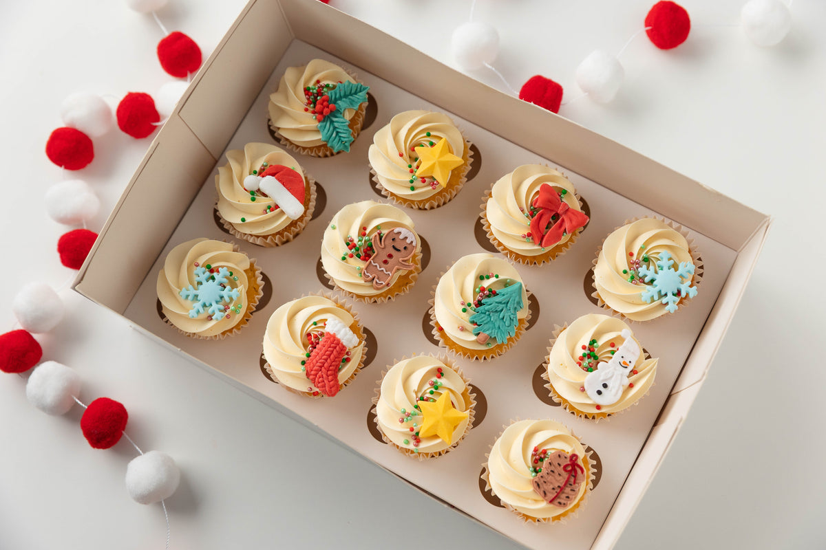 CHRISTMAS CHARMS MINI CUPCAKES- PICK UP ONLY