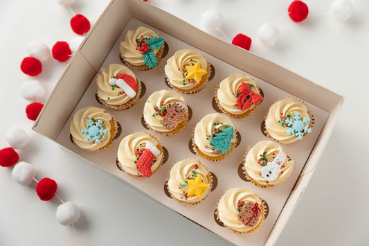 CHRISTMAS CHARMS MINI CUPCAKES- PICK UP ONLY