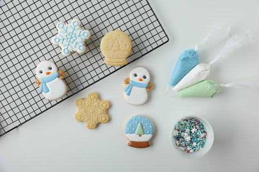 SNOW MAN DIY COOKIE DECORATING KIT
