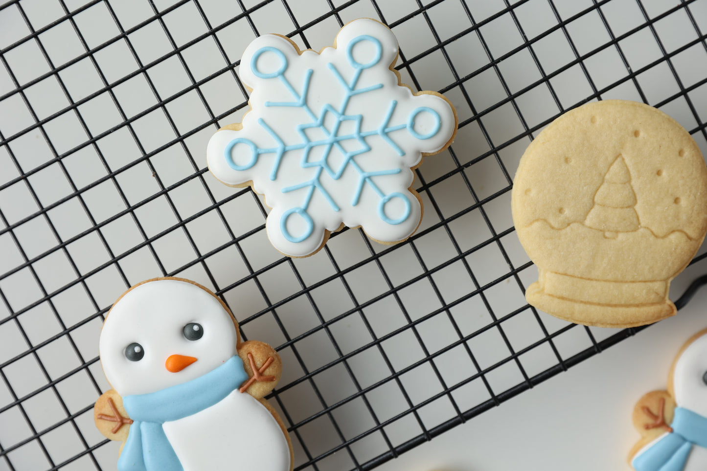SNOW MAN DIY COOKIE DECORATING KIT