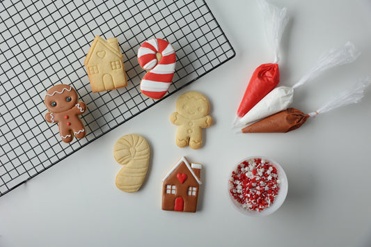 GINGERBREAD DIY COOKIE DECORATING KIT