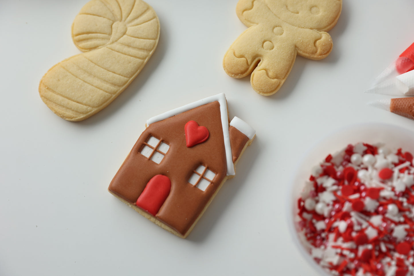 GINGERBREAD DIY COOKIE DECORATING KIT