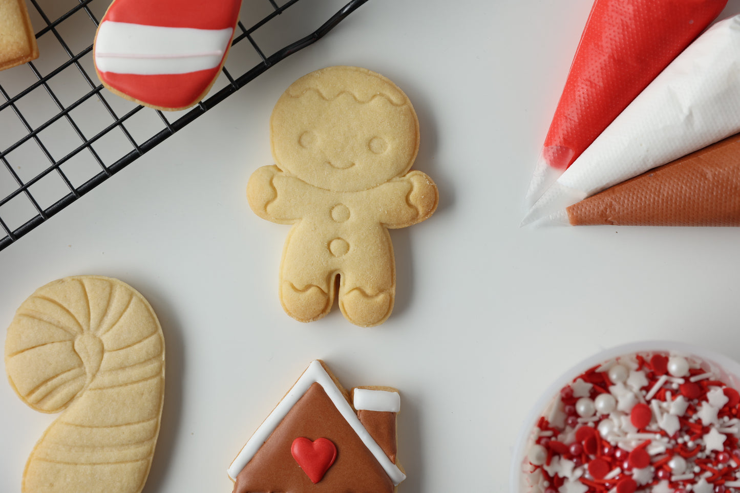 GINGERBREAD DIY COOKIE DECORATING KIT