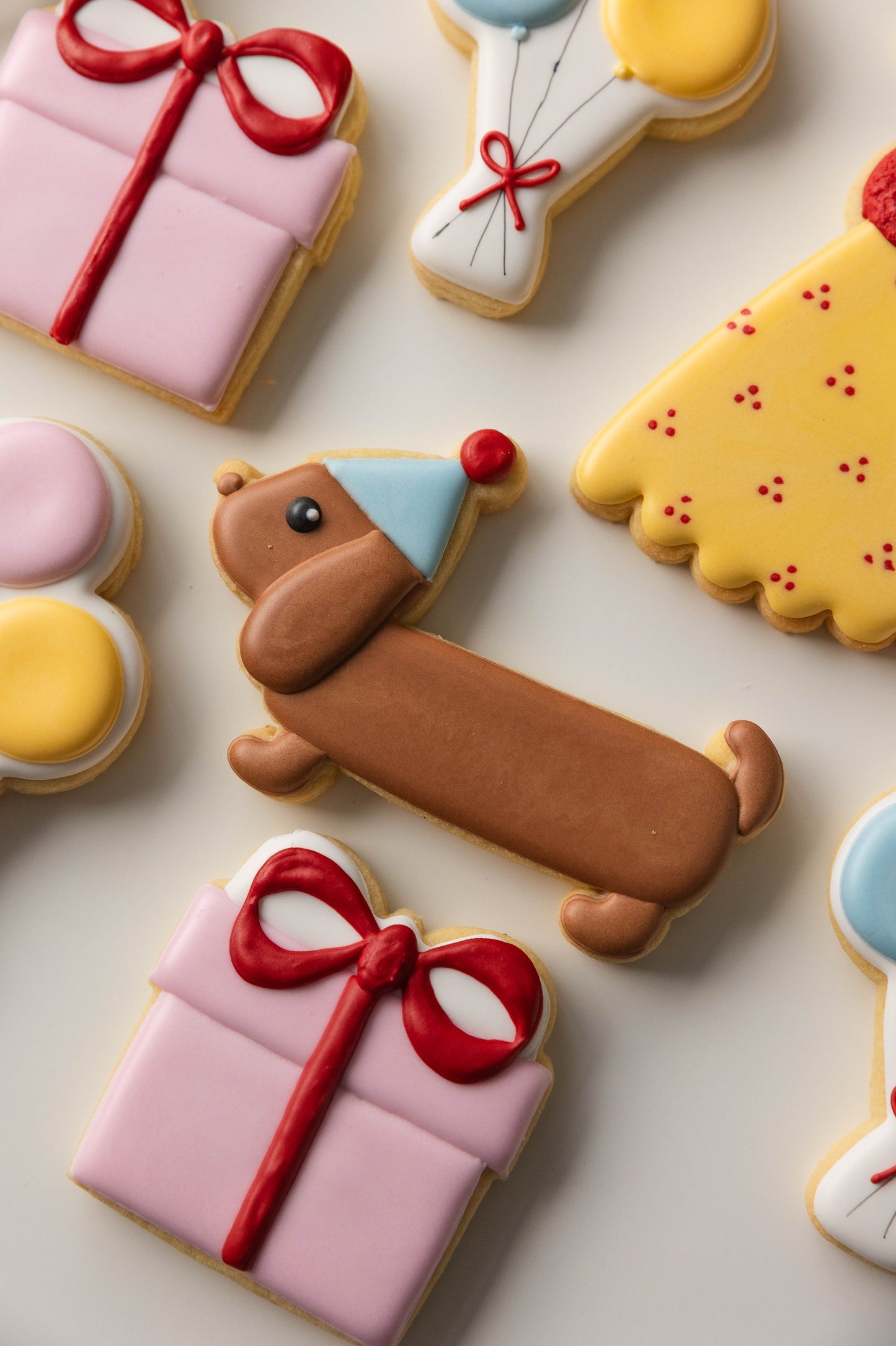 Dachshund with Party Hat- Cookie Cutter