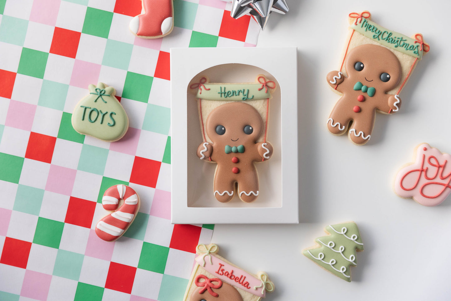 CUTE GINGERBREAD BOY/ GIRL- SINGLE BOXED (OPTIONAL CUSTOMISATION)