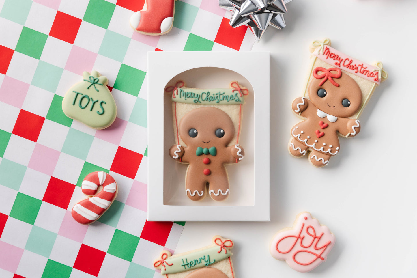 CUTE GINGERBREAD BOY/ GIRL- SINGLE BOXED (OPTIONAL CUSTOMISATION)