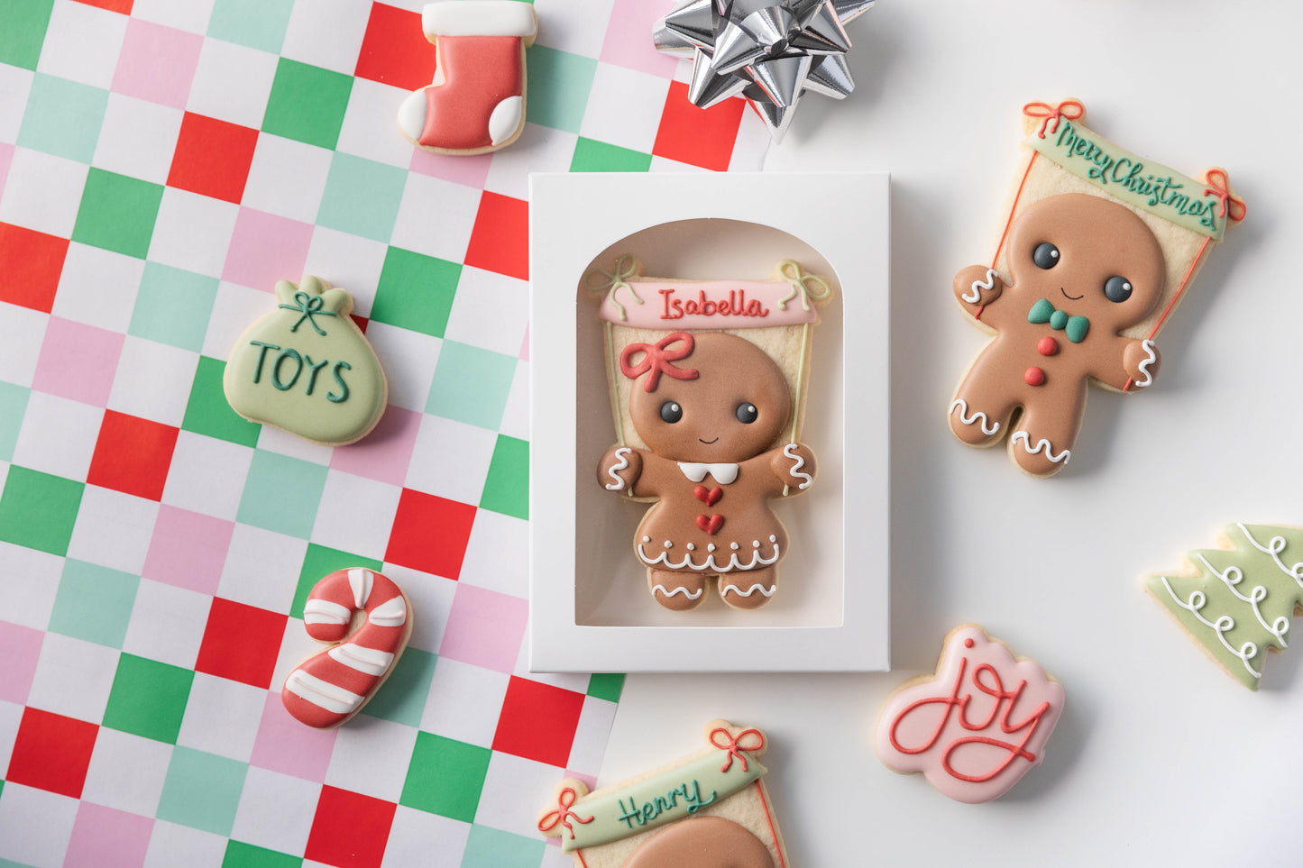 CUTE GINGERBREAD BOY/ GIRL- SINGLE BOXED (OPTIONAL CUSTOMISATION)