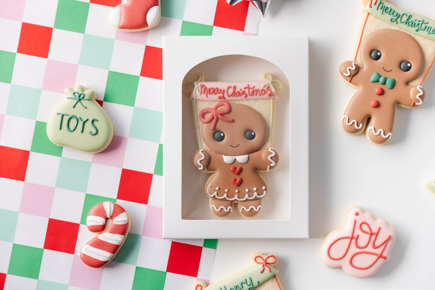 CUTE GINGERBREAD BOY/ GIRL- SINGLE BOXED (OPTIONAL CUSTOMISATION)