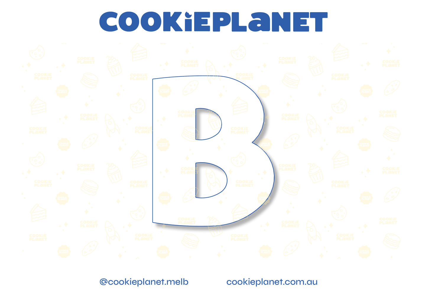 LETTER B- Cookie Cutter
