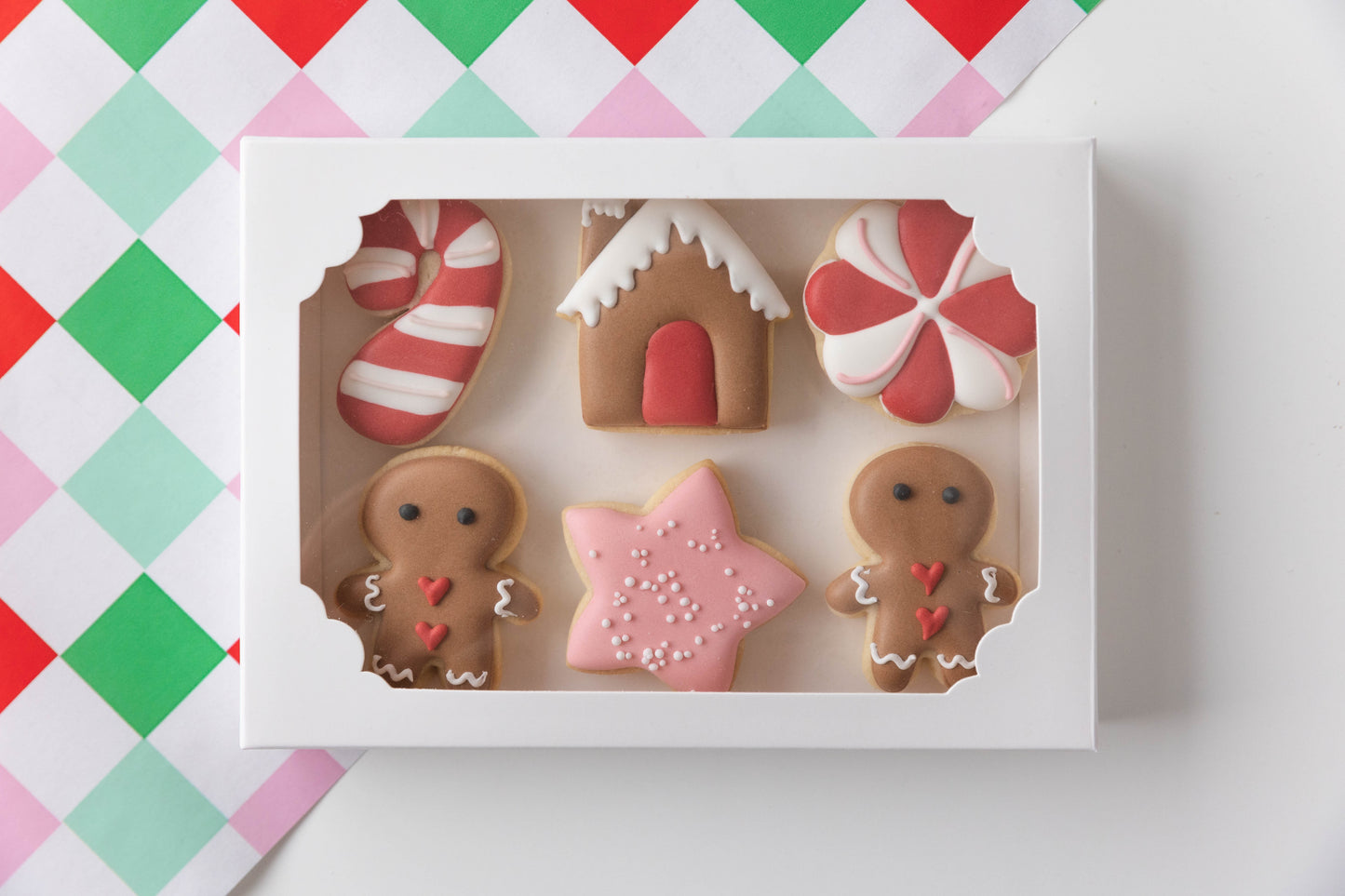 MINI GINGERBREAD VILLAGE COOKIES