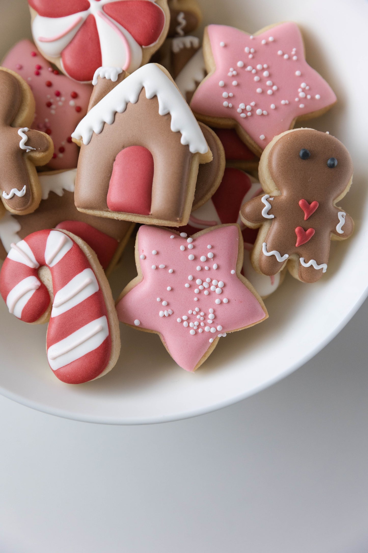 MINI GINGERBREAD VILLAGE COOKIES