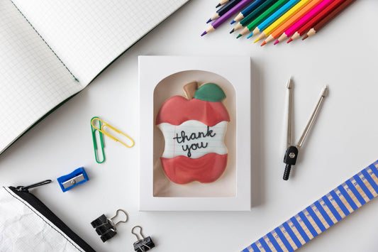 TEACHER THANK YOU APPLE- SINGLE (OPTIONAL CUSTOMISATION)