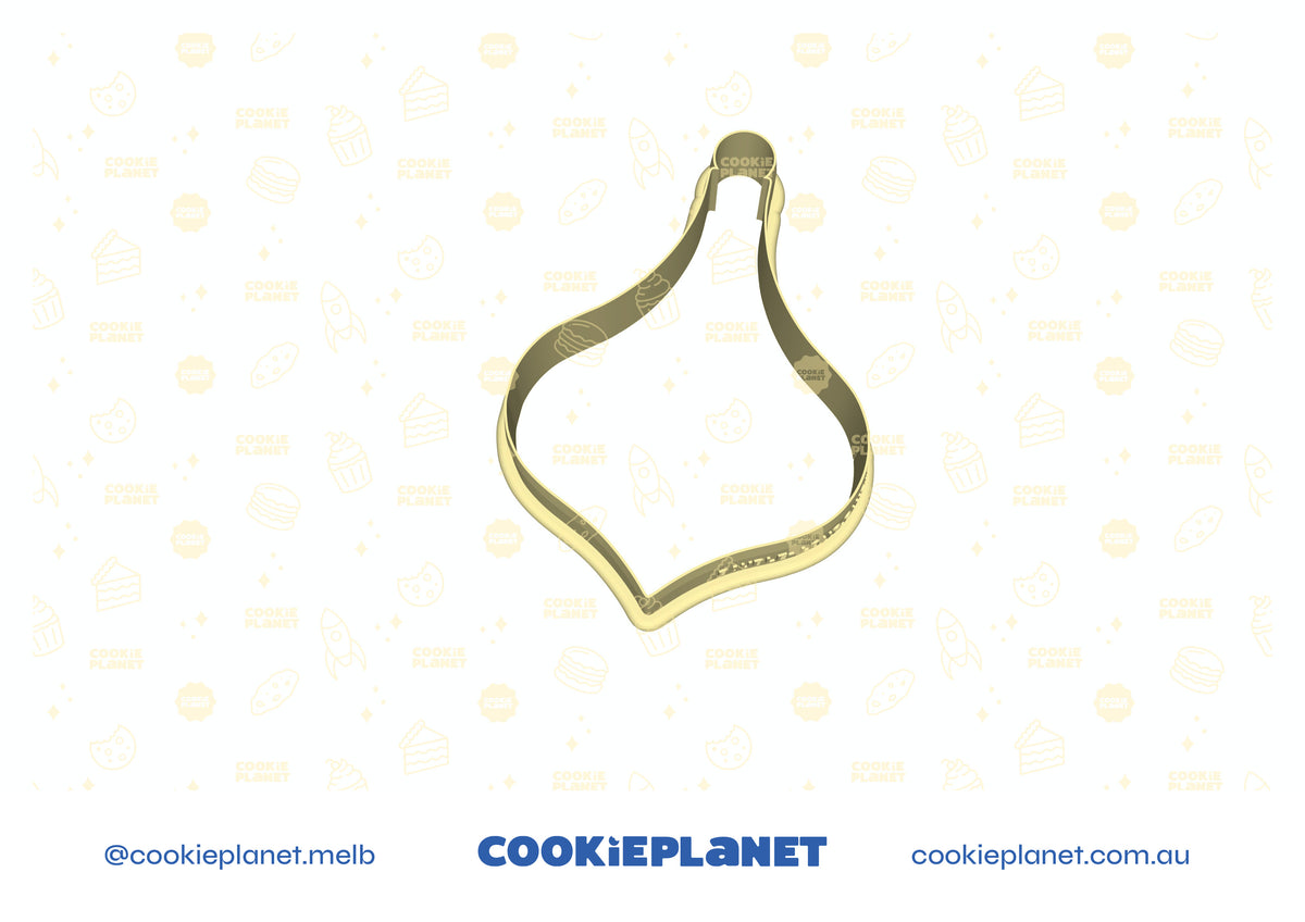 Bauble Long Onion- Cookie Cutter