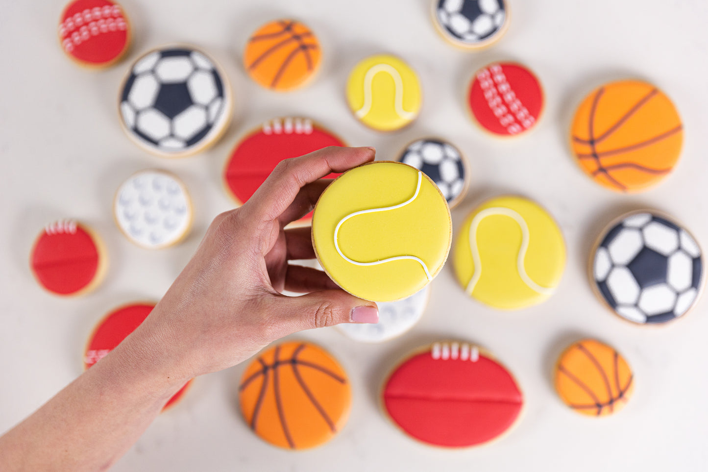 SPORTS BALL COOKIES