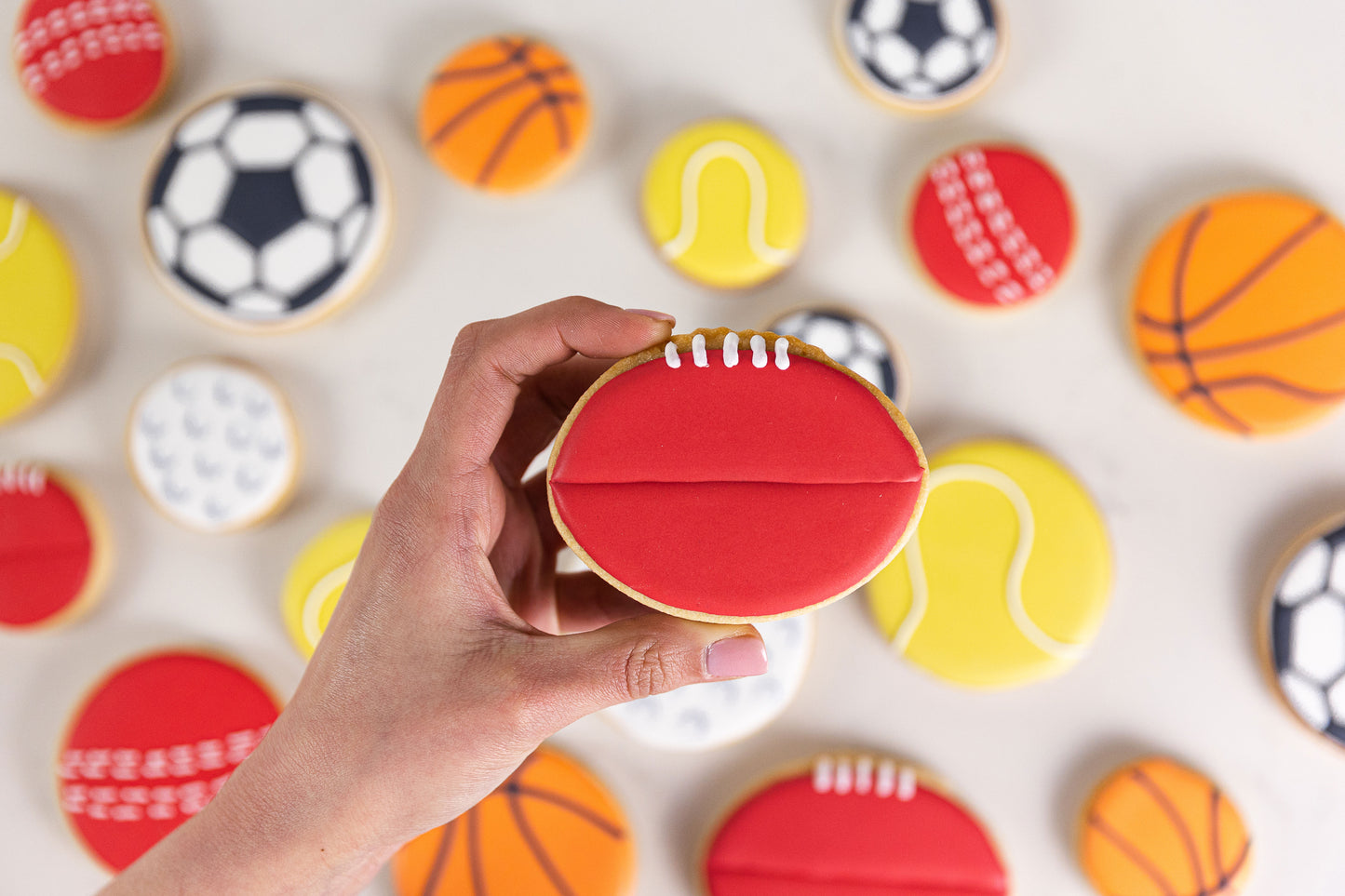 SPORTS BALL COOKIES