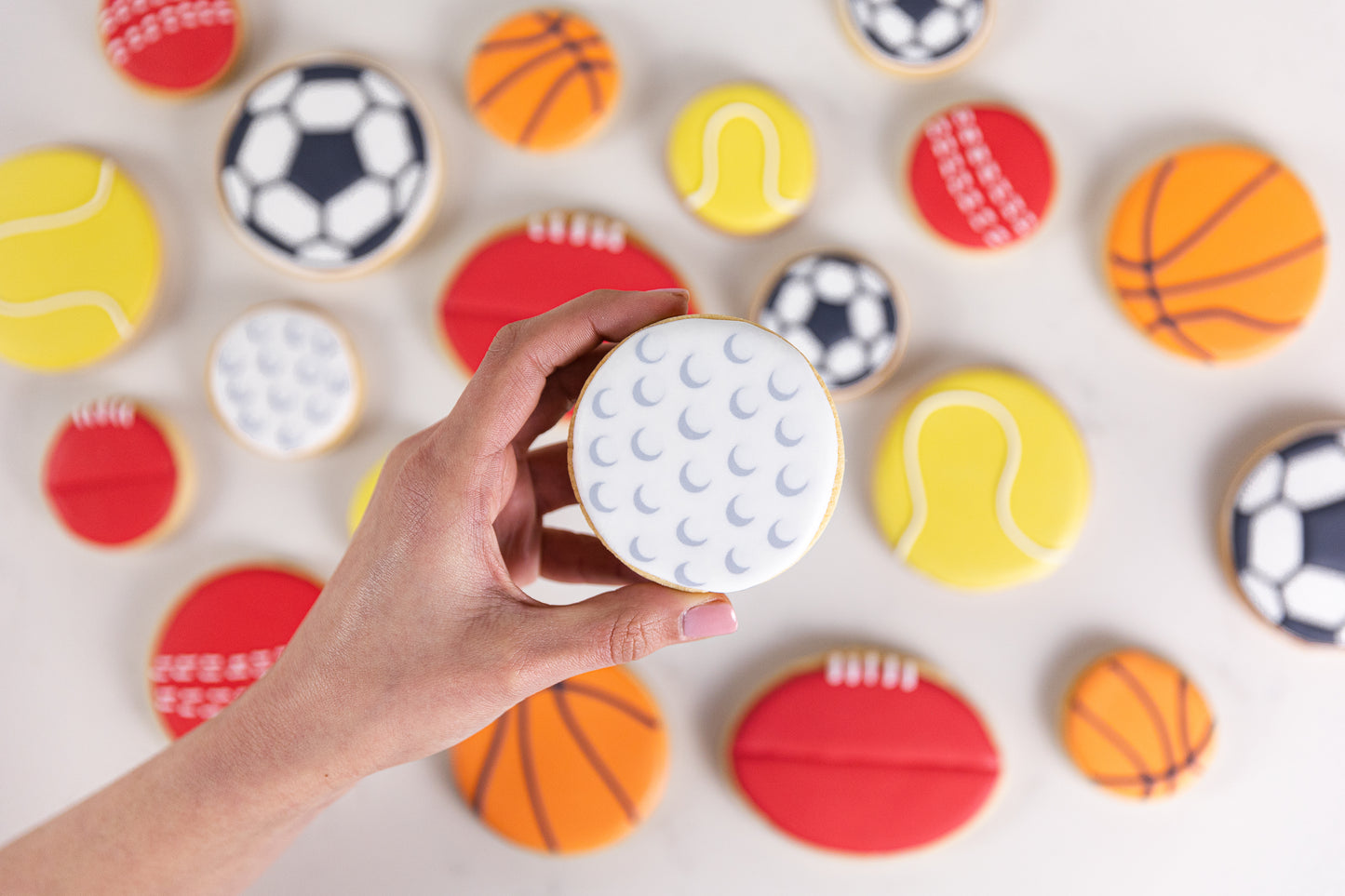 SPORTS BALL COOKIES