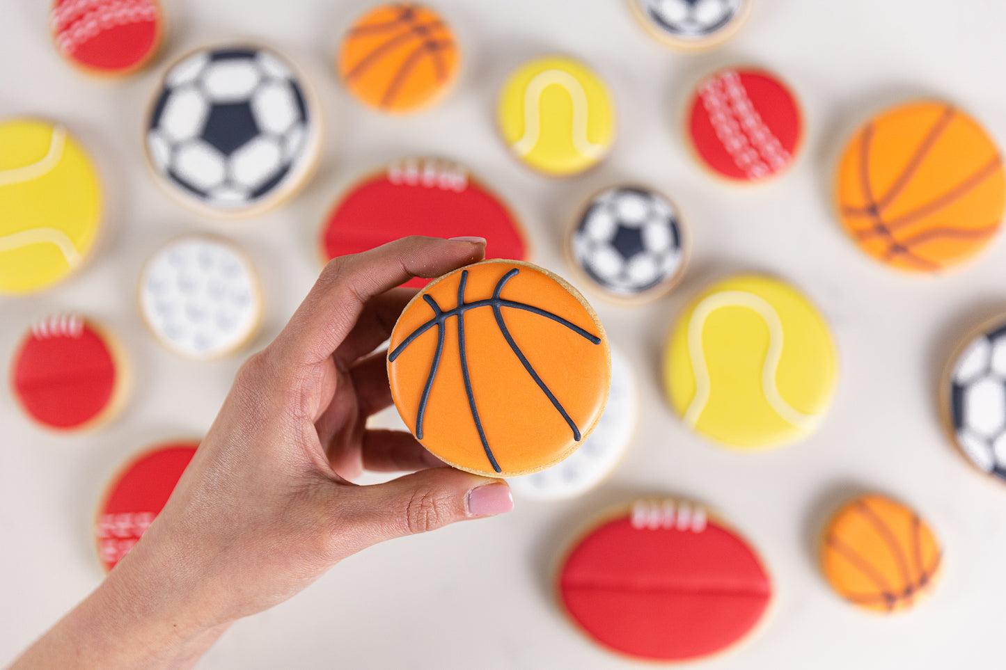 SPORTS BALL COOKIES