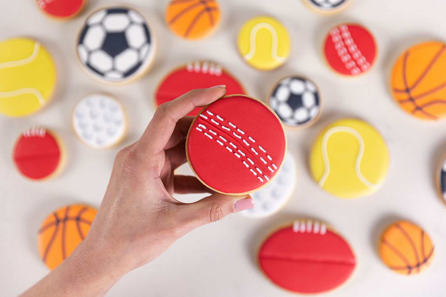 SPORTS BALL COOKIES