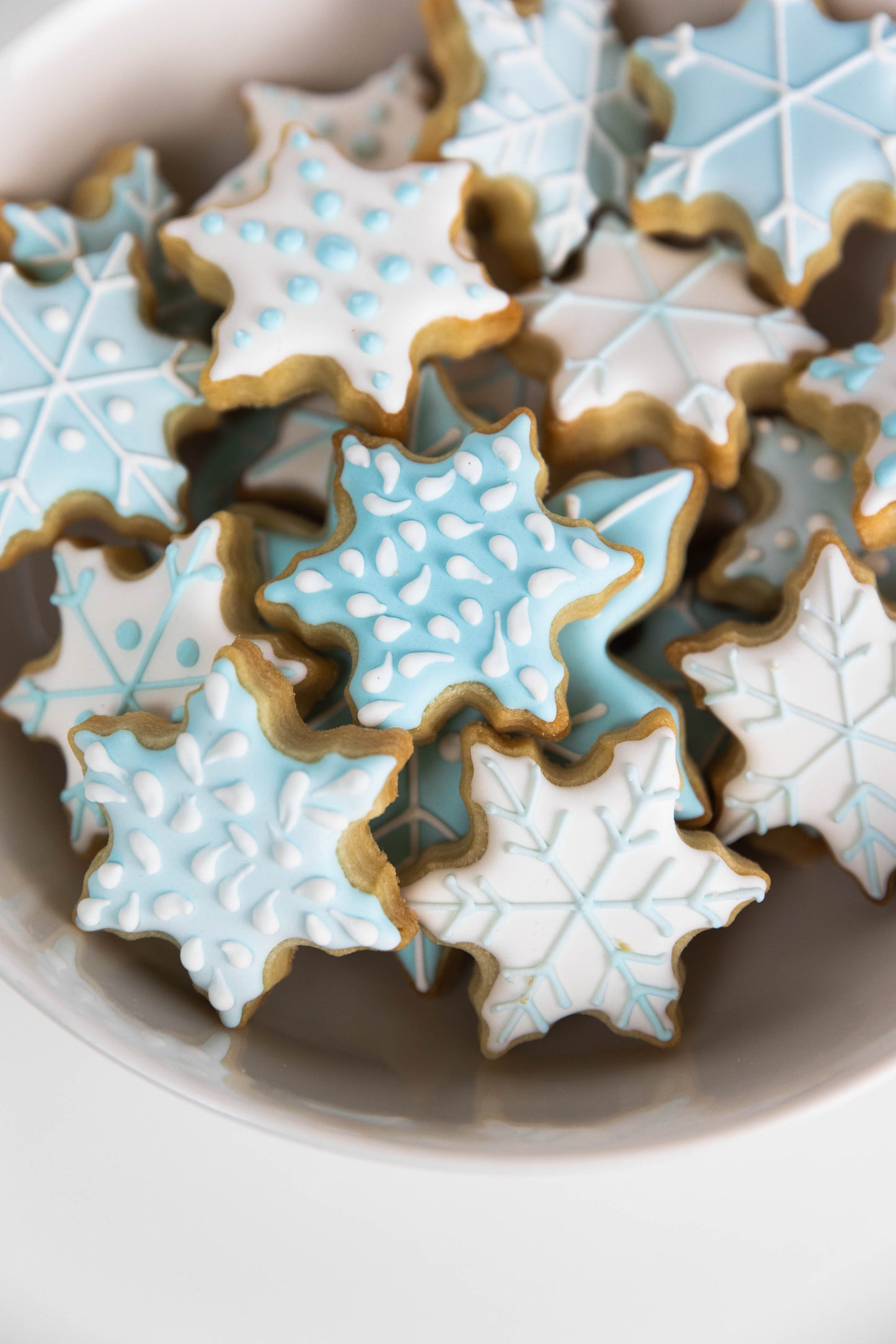 MINI SNOW FLAKE COOKIES