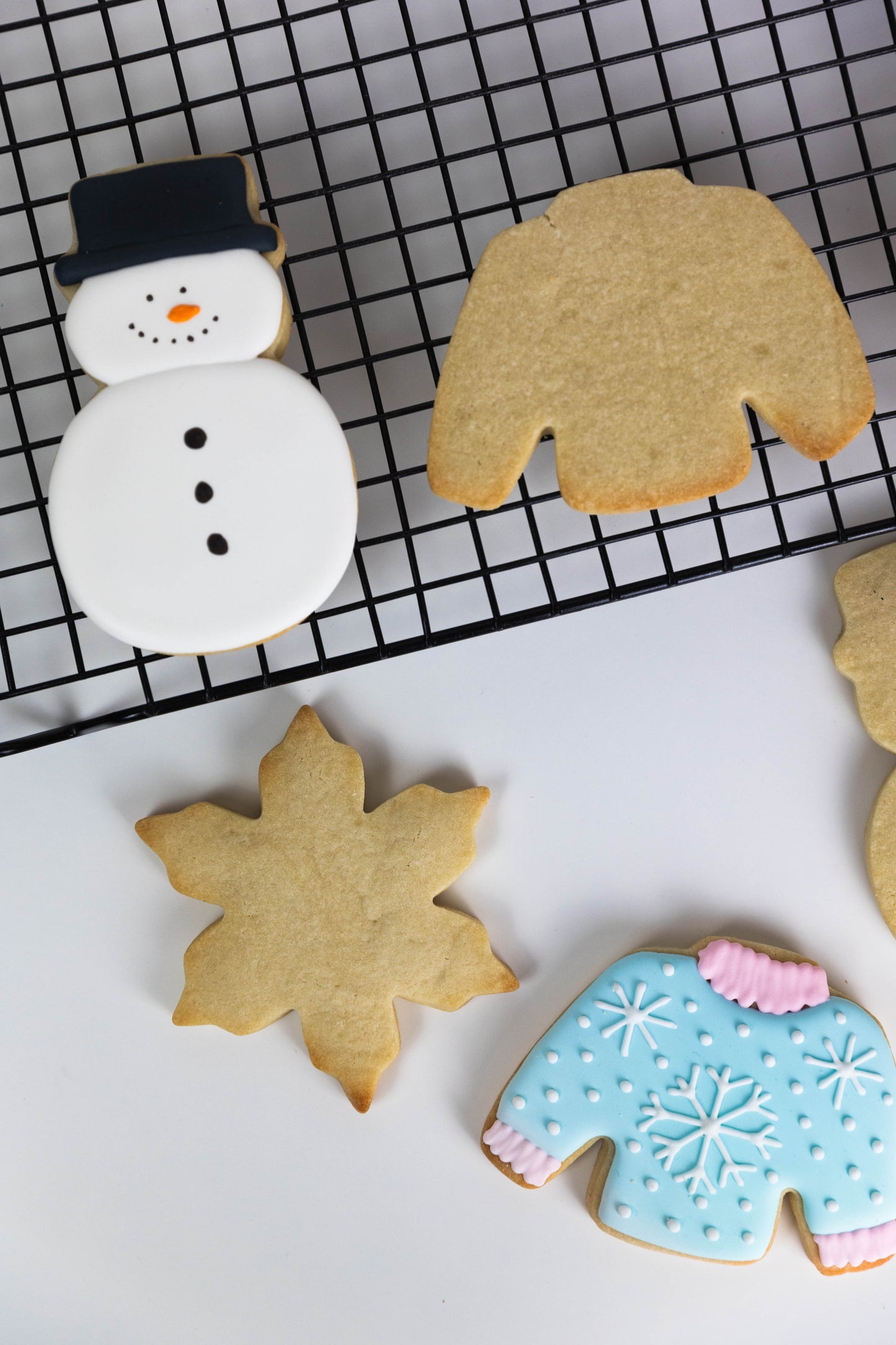 SNOW MAN DIY COOKIE DECORATING KIT