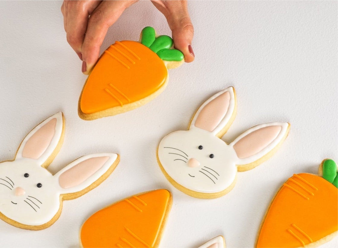 EASTER BUNNY & CARROTS COOKIES