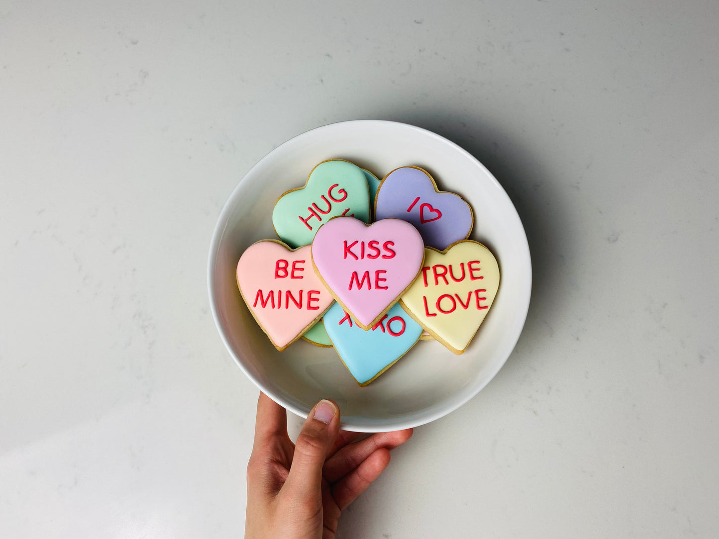 SWEET HEARTS QUOTE COOKIES